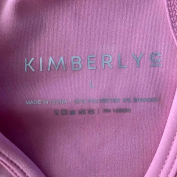 🆕Kimberly Pink Mesh Insert Rushed Sport Set L🆕 - Picture 10 of 11